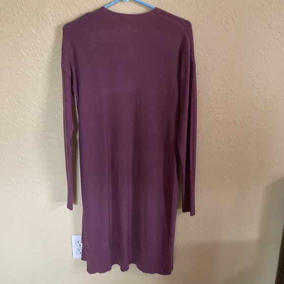Tea n rose cardigan in deep mauve never worn new w/tags - Picture 2 of 4